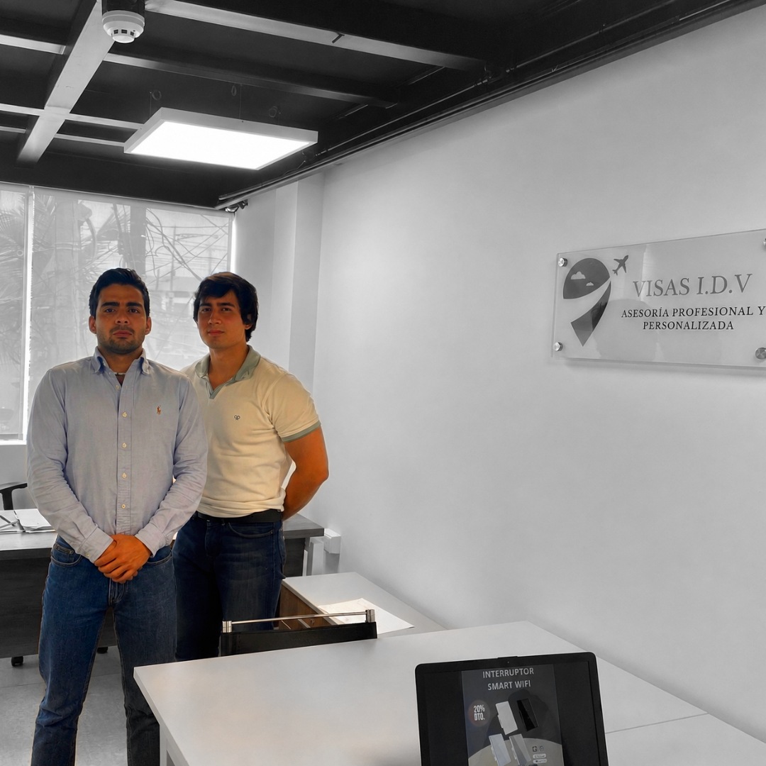 Equipo de Visas IDV en sus inicios