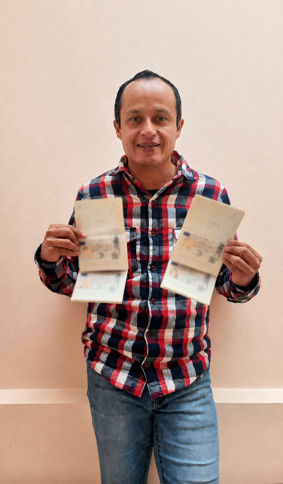 Cliente de Visas IDV con su visa aprobada